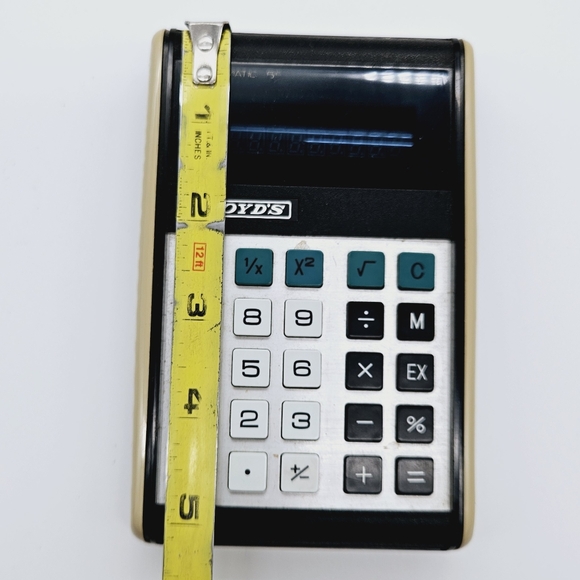 VINTAGE | Lloyd's Automatic 55 EH-8715 255A battery operated calculator - Picture 11 of 12